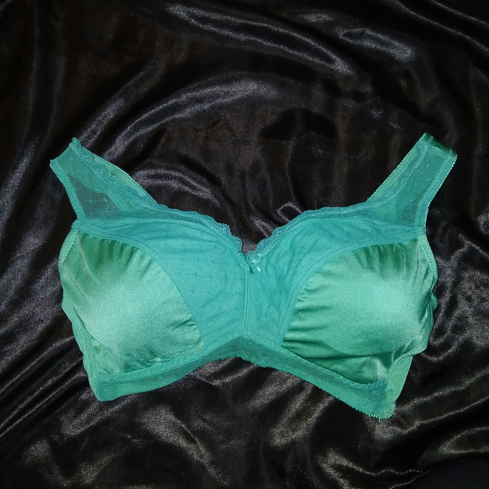 Rhonda Shear Emerald Green Bra